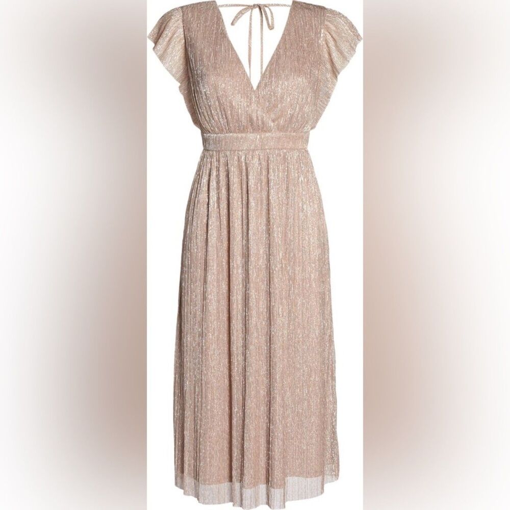 Chelsea28 Metallic Midi Dress – Nordstrom – NWOT